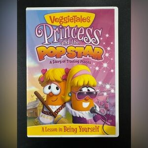 2011 Veggie Tales Princess and The Pop Star A Story of Trading Places DVD Used